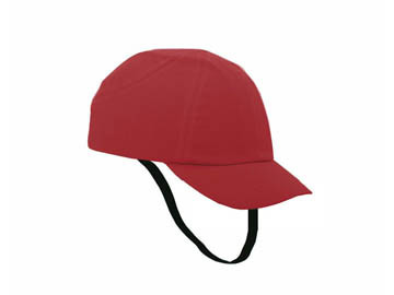Каскетка защитная RZ ВИЗИОН CAP, укороченный козырек 55 мм, красная, СОМЗ